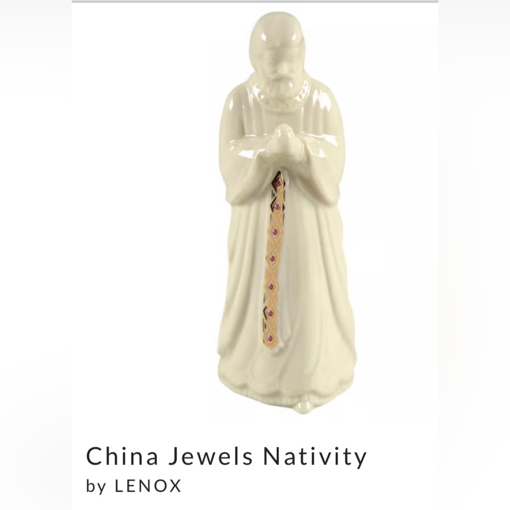 LENOX CHINA Jewels Nativity Collection - Joseph
